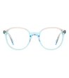 Дамски прозрачни рамки за очила в светлосиньо и розово-1 снимка
