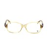 Жълти дамски рамки за очила с черни дръжки-1 снимка