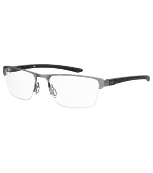 Мъжки полурамки за очила в сиво снимка