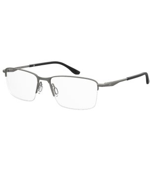 Мъжки полурамки за очила в цвят графит снимка