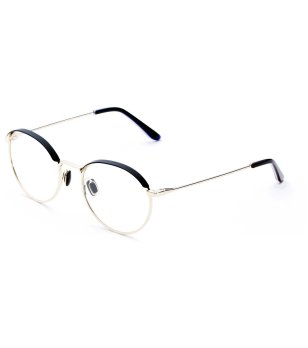 Мъжки рамки за очила в златисто и черно снимка