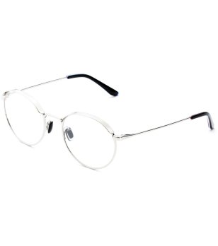 Сребристи кръгли метални рамки за очила снимка