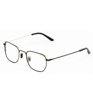 Мъжки рамки за очила в черно и златисто снимка