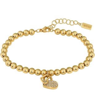 Дамска гривна с висулка с камъчета снимка