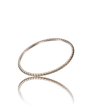 Елегантна гривна с усукване в цвят старо злато снимка