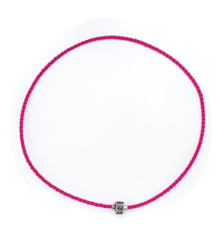 Дамско колие в циклама снимка