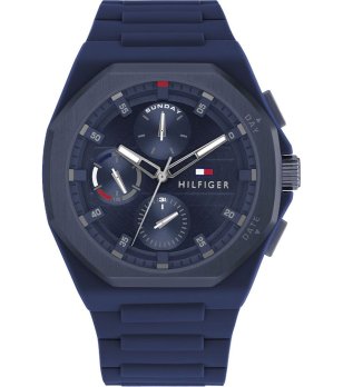 Мъжки тъмносин часовник хронограф  снимка