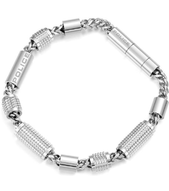 Мъжка сребриста гривна снимка