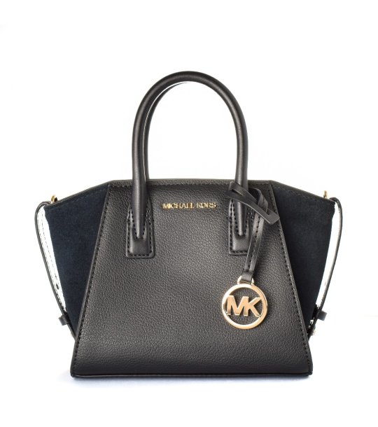 Елегантна черна дамска чанта с цип снимка