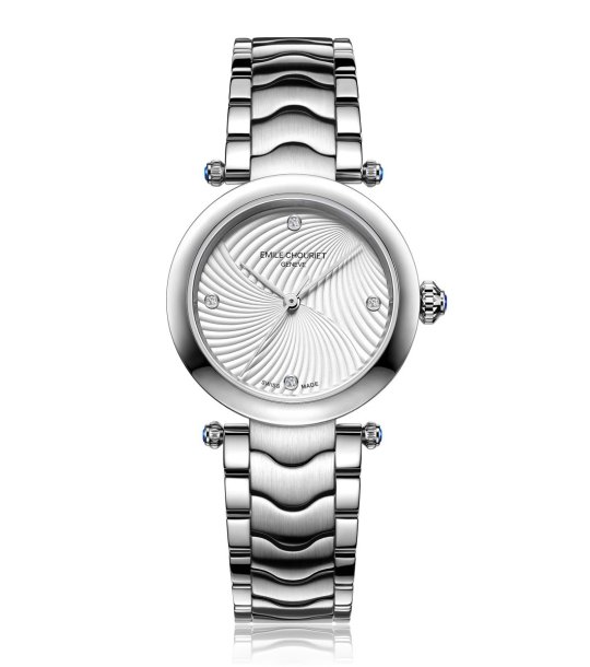 Аналогов сребрист дамски часовник снимка