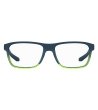 Мъжка рамка за очила в цвят петрол и зелено-1 снимка