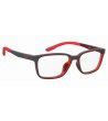 Дамски рамки за очила в черно и червено-2 снимка