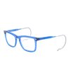 Сини оптични рамки за очила с извити гъвкави дръжки-0 снимка