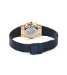 Дамски кварцов часовник в тъмносиньо и златисто-1 снимка