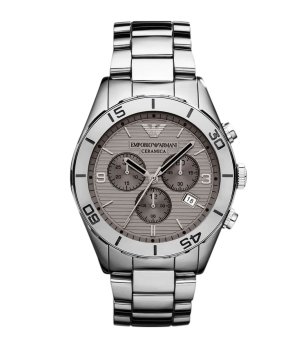 Мъжки часовник  хронограф в цвят графит снимка