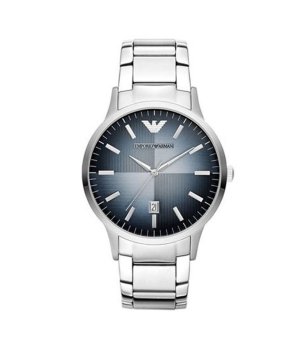 Мъжки аналогов часовник в сребристо снимка