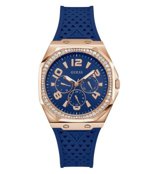 Дамски часовник в синьо и розовозлатисто ZEST снимка