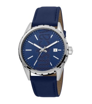 Мъжки аналогов часовник в тъмносиньо снимка