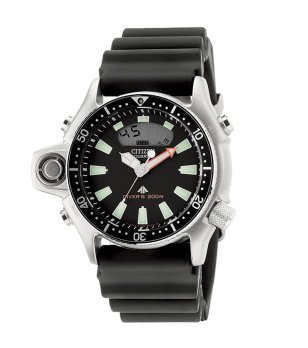 Мъжки часовник в черно и сребристо снимка