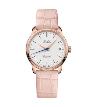 Женски автоматичен часовник в розово снимка