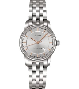 Дамски сребрист автоматичен часовник снимка