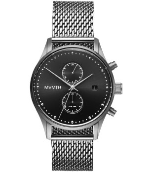 Аналогов кварцов часовник в цвят графит снимка