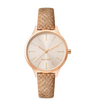 Дамски кварцов часовник в розовозлатисто снимка