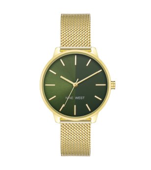 Дамски аналогов часовник в златисто снимка