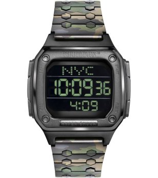 Мъжки дигитален часовник с камуфлажни шарки Hyper Shock снимка