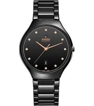 Автоматичен черен сензорен часовник  снимка