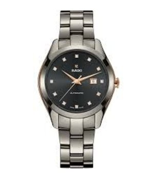 Дамски автоматичен часовник в цвят графит и черно снимка