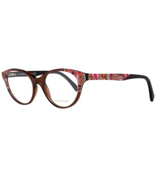 Дамски рамки за очила в кафяво с шарки снимка