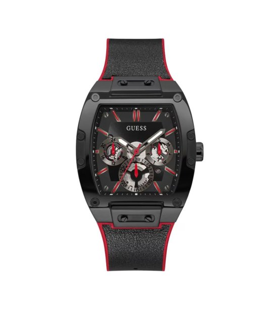 Мъжки кварцов часовник в черно и червено Phoenix снимка