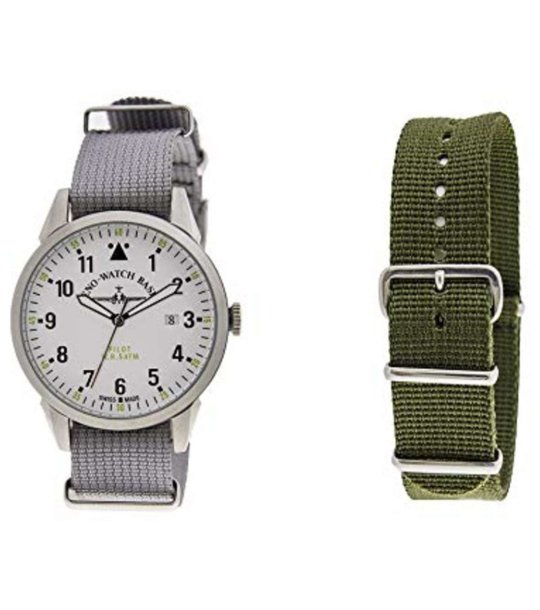 Мъжки часовник с допълнителна каишка снимка