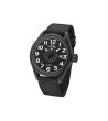 Мъжки черен часовник с бели цифри-1 снимка