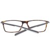 Мъжки кафяви правоъгълни рамки за очила-2 снимка