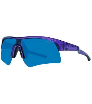 Спортни слънчеви очила с лилави рамки и сини лещи снимка