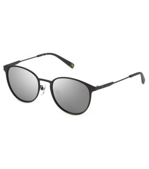 Унисекс слънчеви очила с черна метална рамка снимка