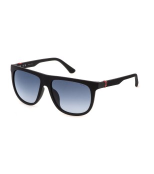 Мъжки слънчеви очила с рамка в черно снимка