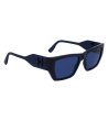 Унисекс слънчеви очила в черно и тъмносиньо-2 снимка
