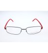 Мъжки рамки за очила с червени дръжки-1 снимка