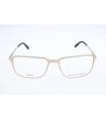 Мъжки правоъгълни златисти рамки за очила-1 снимка