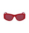 Дамски слънчеви очила в червен нюанс-1 снимка