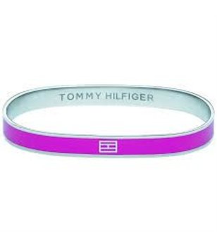 Дамски гривна в циклама и сребристо снимка