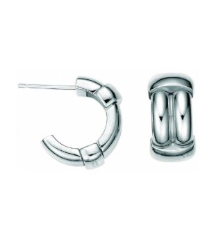 Обеци в сребристо с винтче снимка