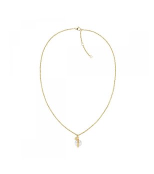 Дамско колие в златисто  с висулка снимка