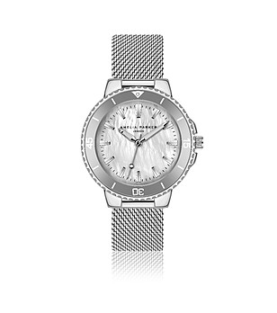 Дамски часовник в сребристо Clayne снимка