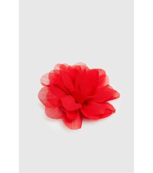 Дамски аксесоар червен цвете снимка