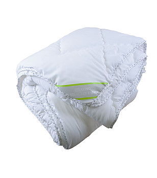 Бяла олекотена завивка Relax 150x200 см снимка