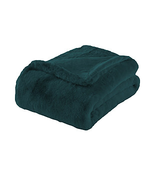 Тъмнозелено меко одеяло Heaven 150x200 см снимка